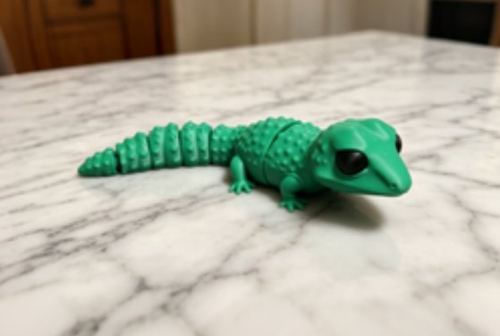 Miniatura 6 do modelo 3D Flexi Gecko