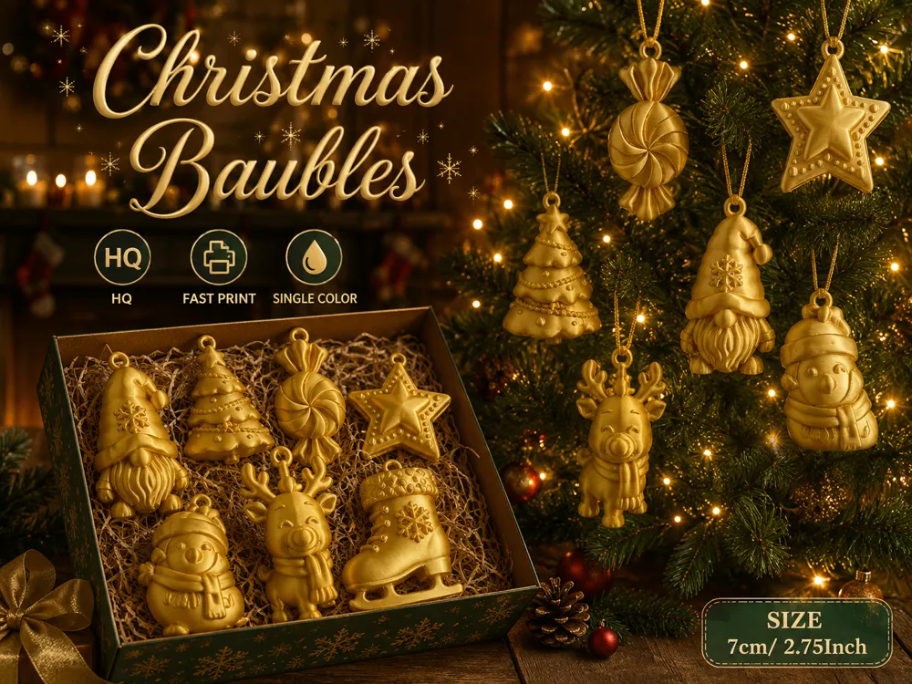 Adorno temático: Christmas Baubles – Part 4. Referencia del modelo original.