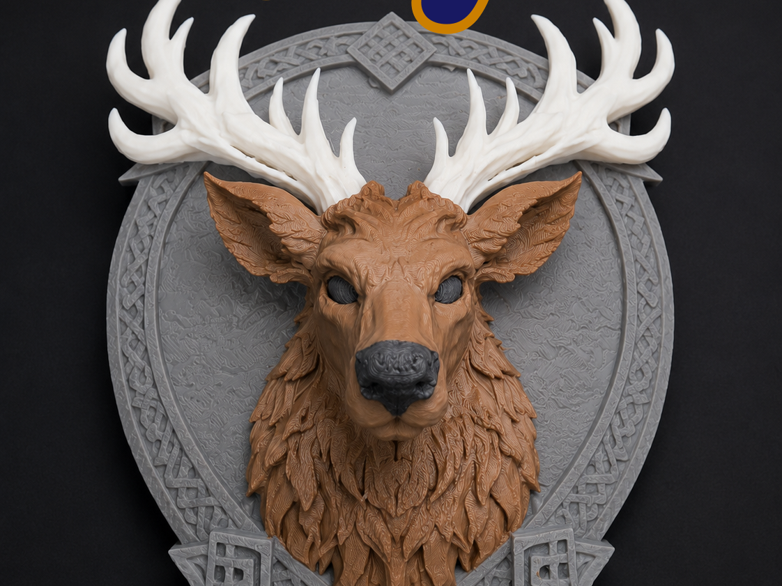 Stag Plaque