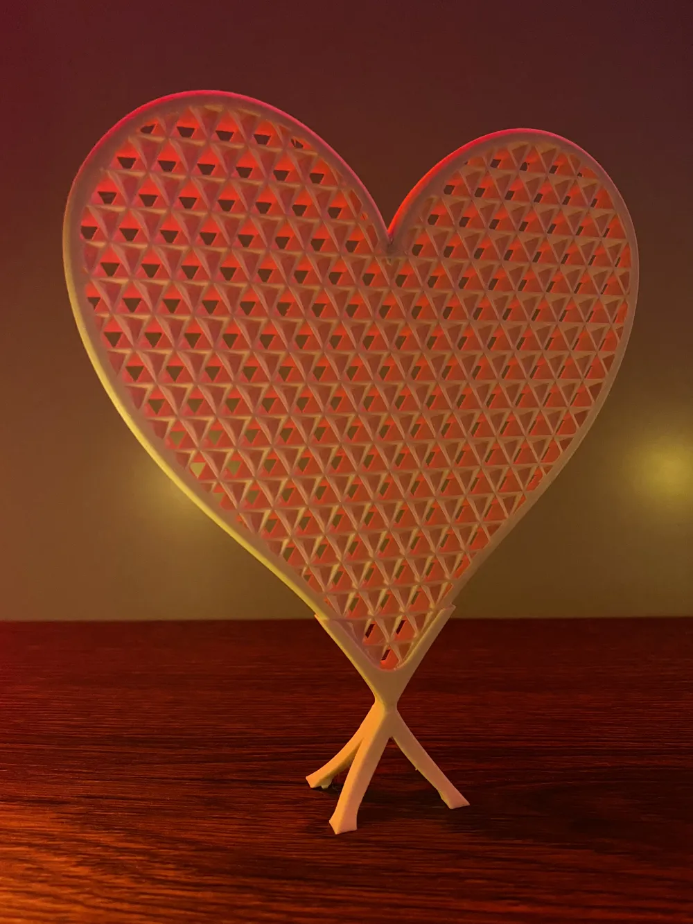 Cubic Infill Heart Sculpture – Version 6 - Free 3D Print Model - MakerWorld