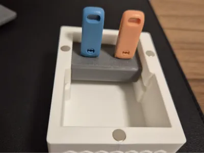 Magnetic USB Drive Storage Box