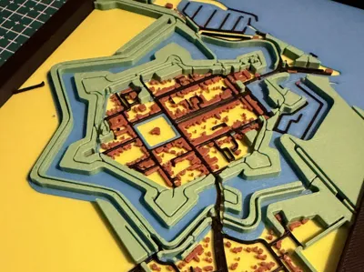 Willemstad Star Fortress town in the Netherlands