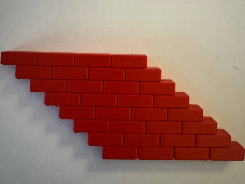 Slanted Brick Wall