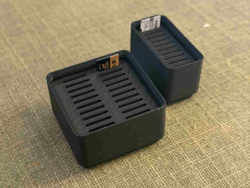 Gridfinity storage box 1x1 H3 for SD Mini Cards