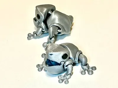 Flexi Articulated Mini Frog no AMS 1 hour print