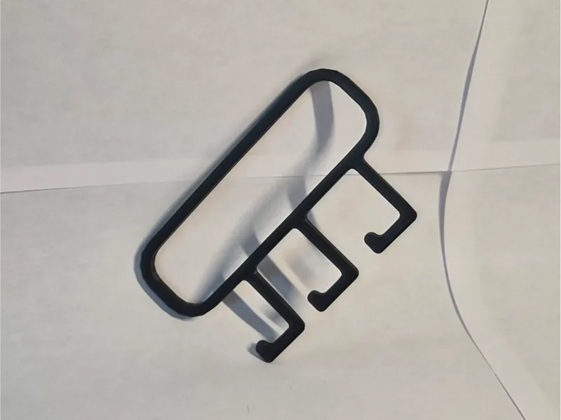 Ultra slim bag holder