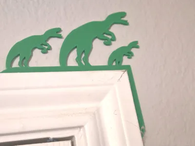 Velociraptor Door Topper