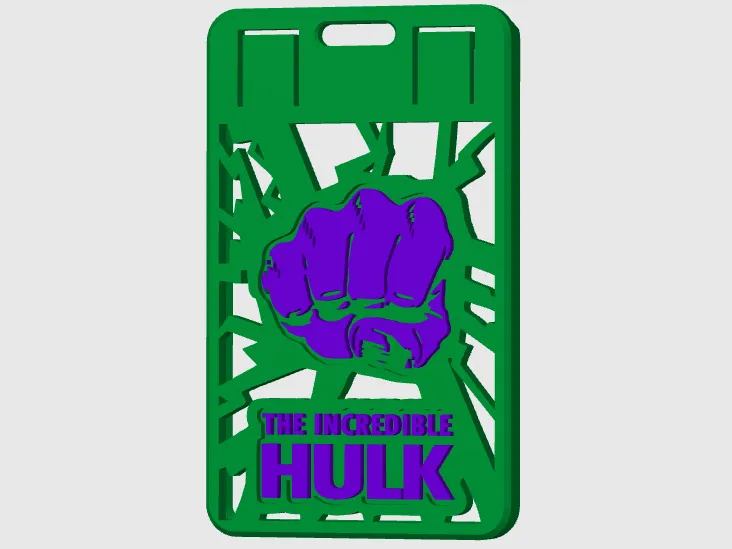 The Incredible Hulk ID Badge Guard