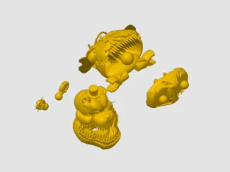 freadbear action figure head and body fixed