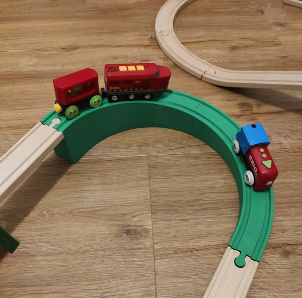 Rail de montée 180° compatible Brio (3 pièces)