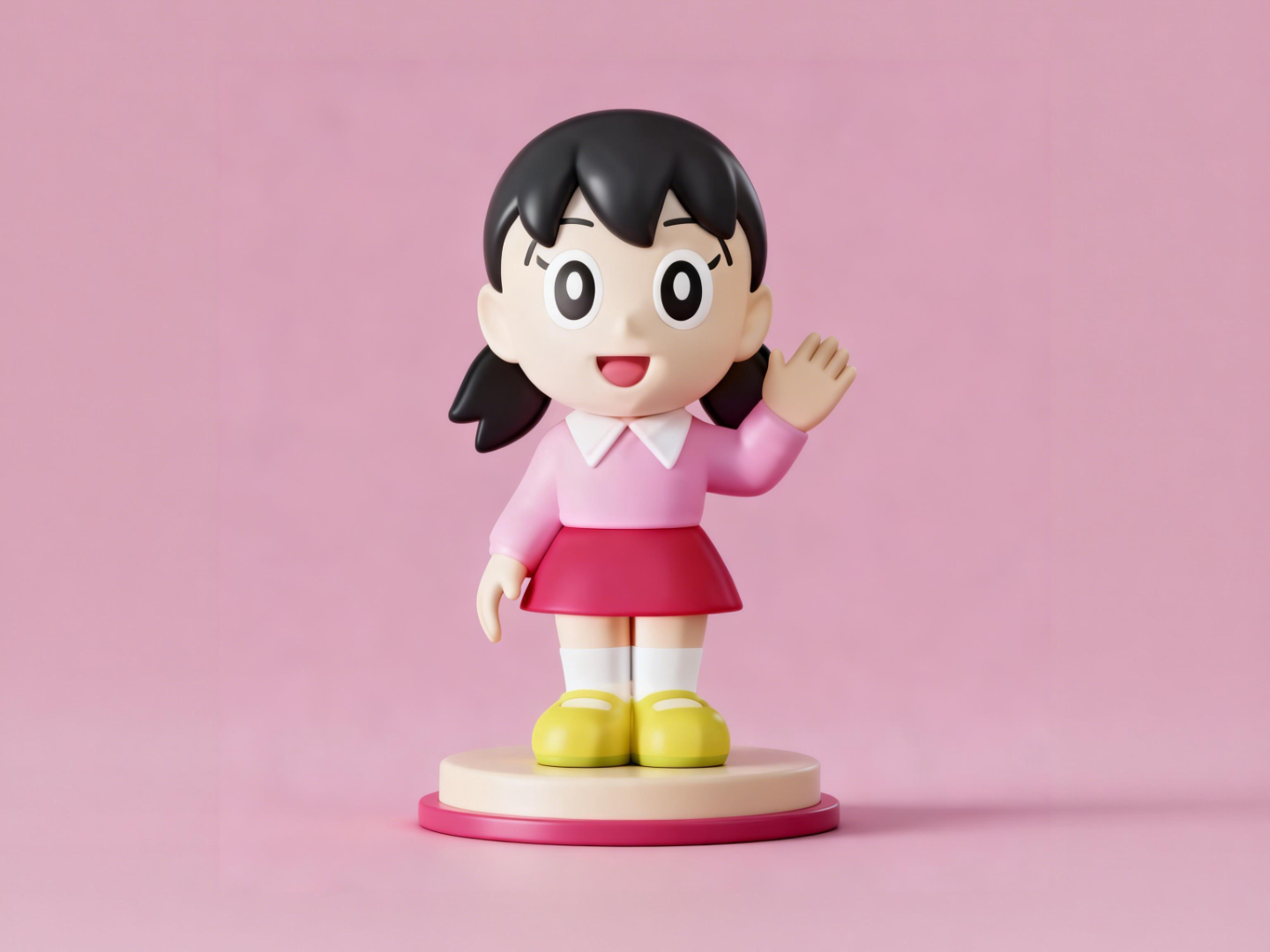 Shizuka - Doraemon Anime Merchandise - Children's Coloring Toy