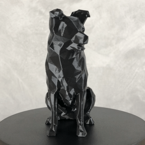 Border Collie Low Poly