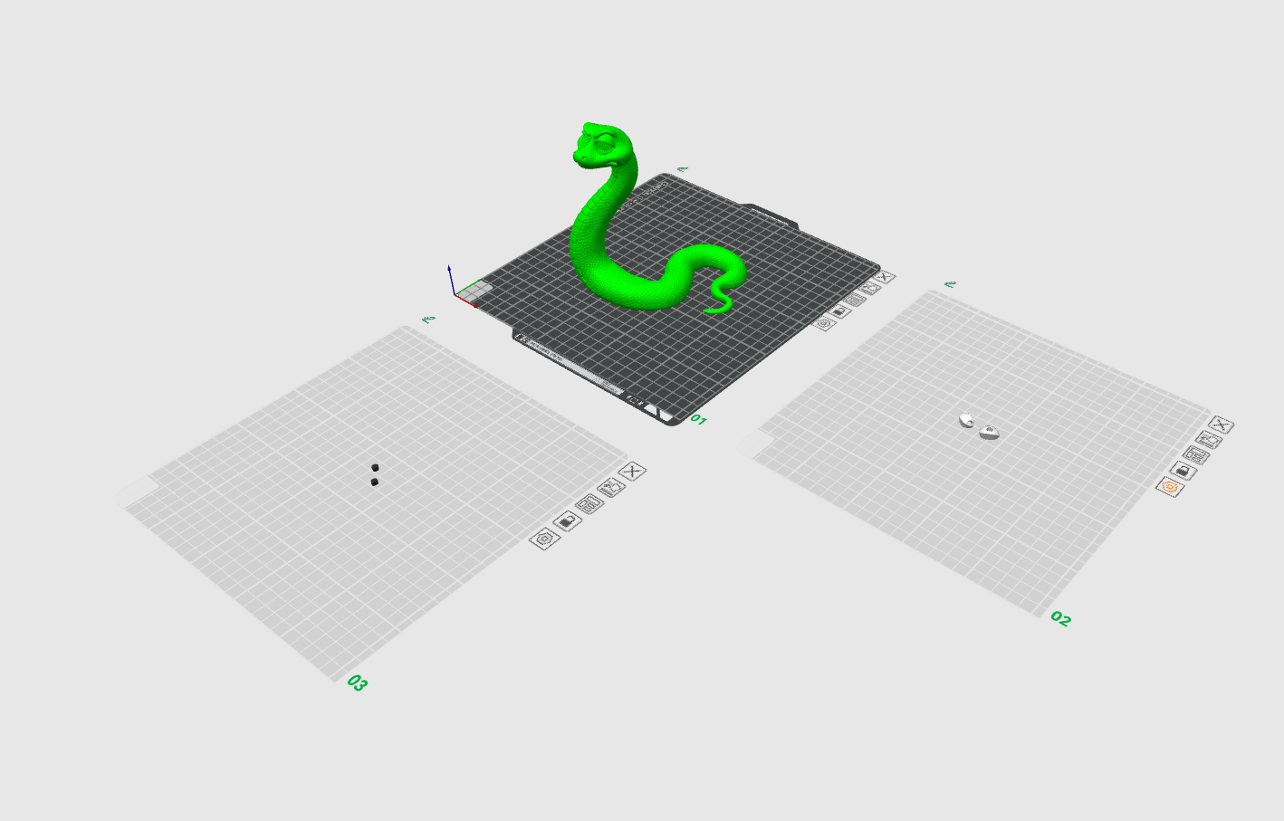 Miniatura 1 do modelo 3D Grumpy Snake
