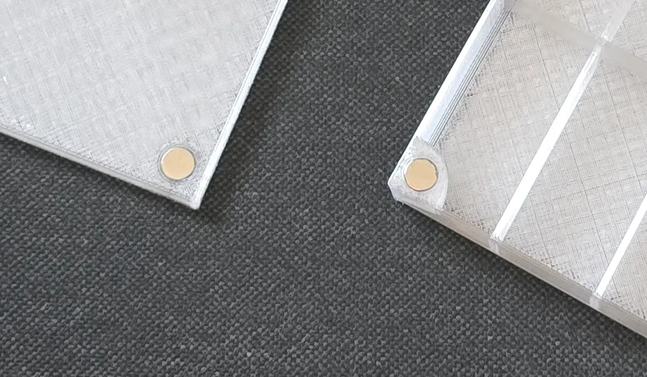 Earring Organizer with magnets view 2