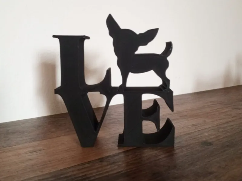 Chihuahua LOVE decoration