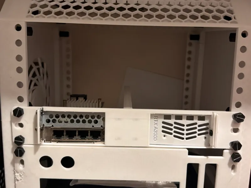 PCIe mount 1U for 10 inch (LP and Dual Slot)
