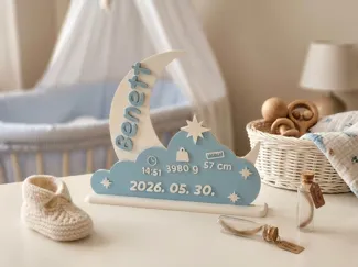 Personalized Newborn Birth Announcement Plaque