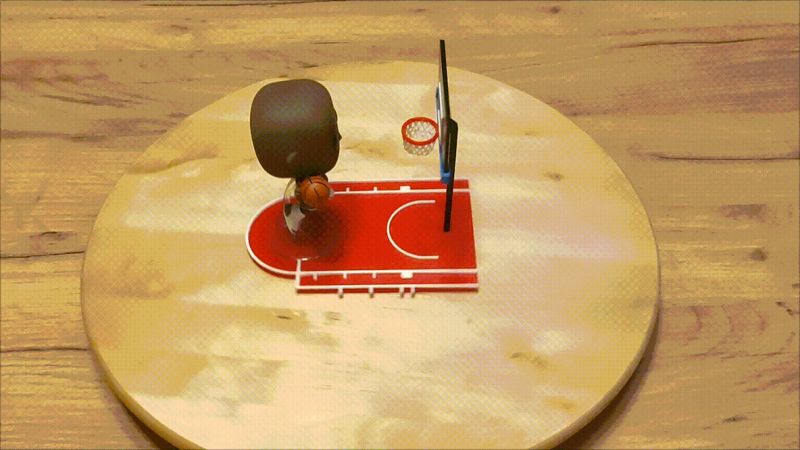 Basketball Base for Michael Jordan Funko Pop.