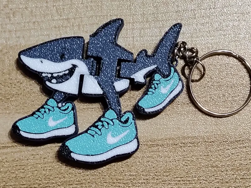 Brainrot - Tralalero Tralala Flexi Keychain