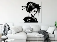 Geisha japonaise - décoration murale 2D — photo 1