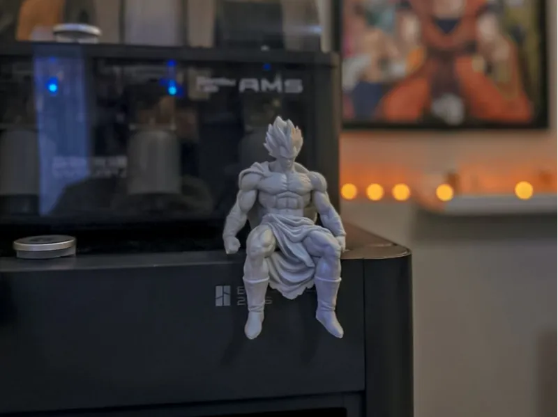 Vegeta greek God sitting