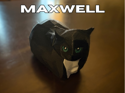 Maxwell the cat 3d print