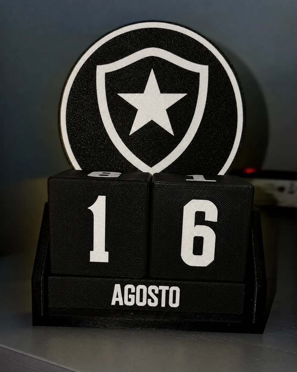 Botafogo Perpetual Calendar - Free 3D Print Model - MakerWorld