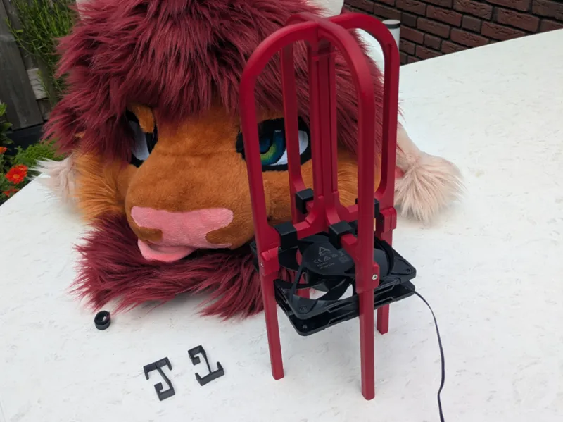 Fursuit Head dryer fan V1