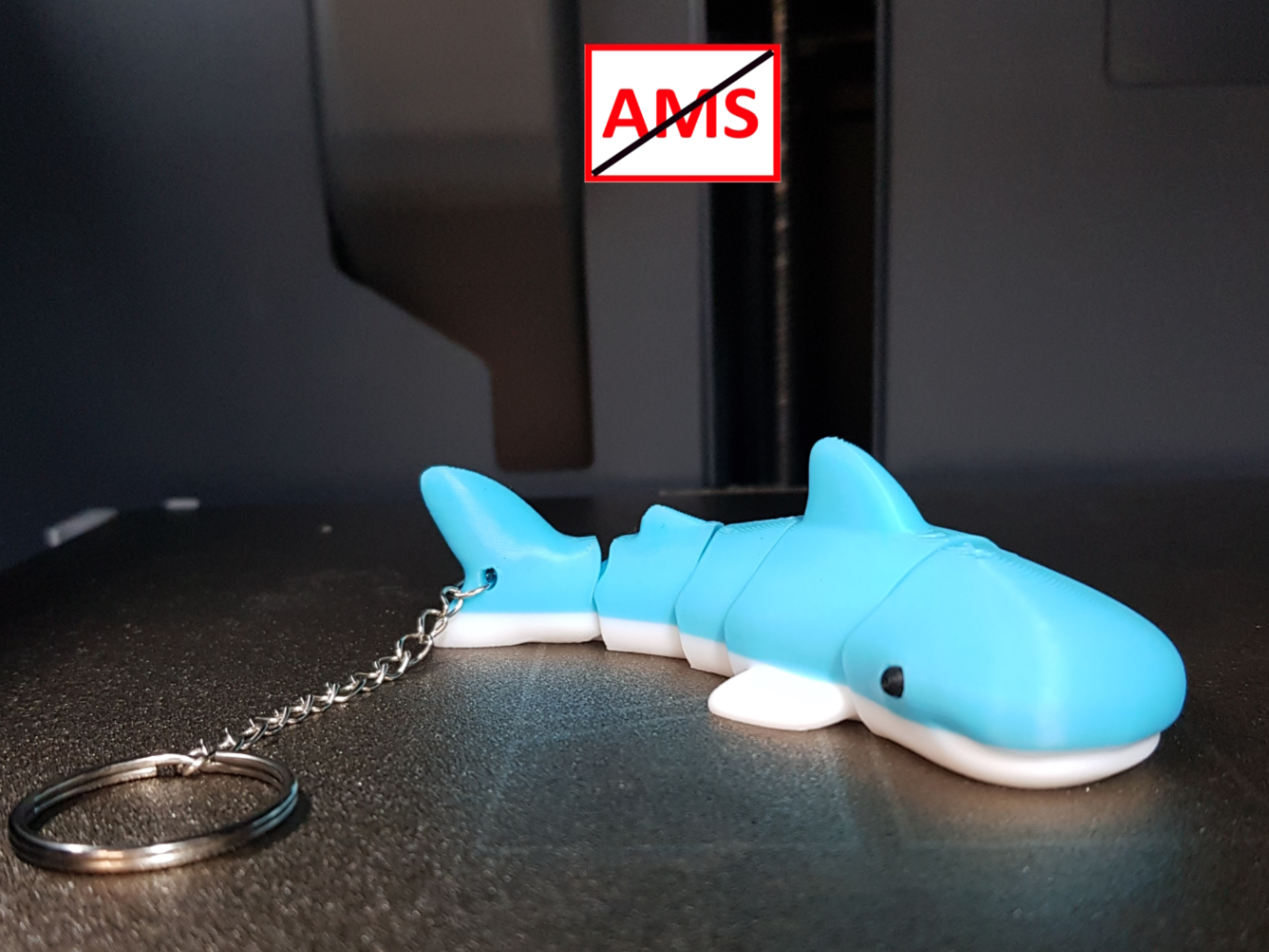 NO AMS Schlüsselanhänger Wahl Hai Fisch keychain