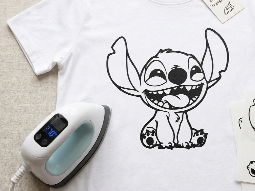 T-shirt print Stitch