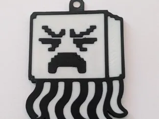 Ghast Minecraft Llavero