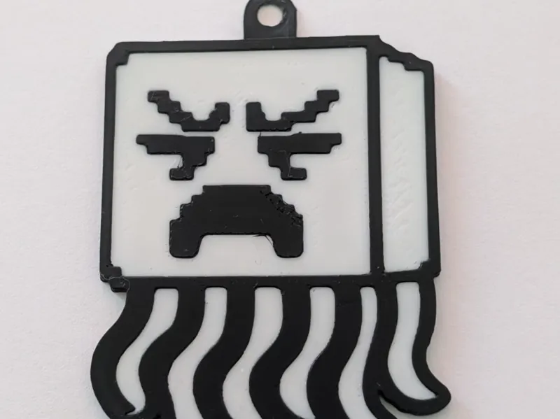 Ghast Minecraft Llavero