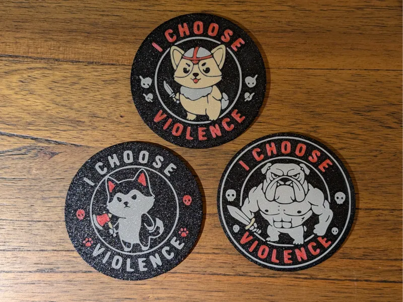 Violence Dogs Coasters