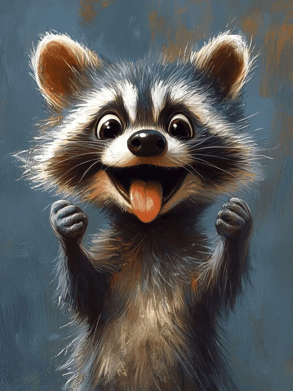 Racoon HueForge by fD.667 - MakerWorld