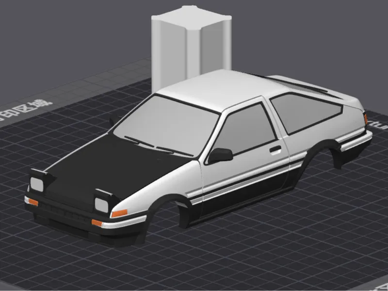 initial d AE86 Fine color separation H2D