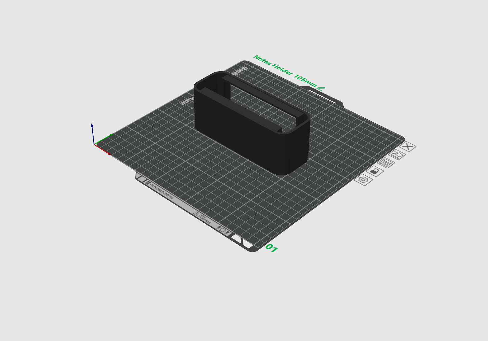 Miniatura 2 do modelo 3D Notes Holder - everyday essentials