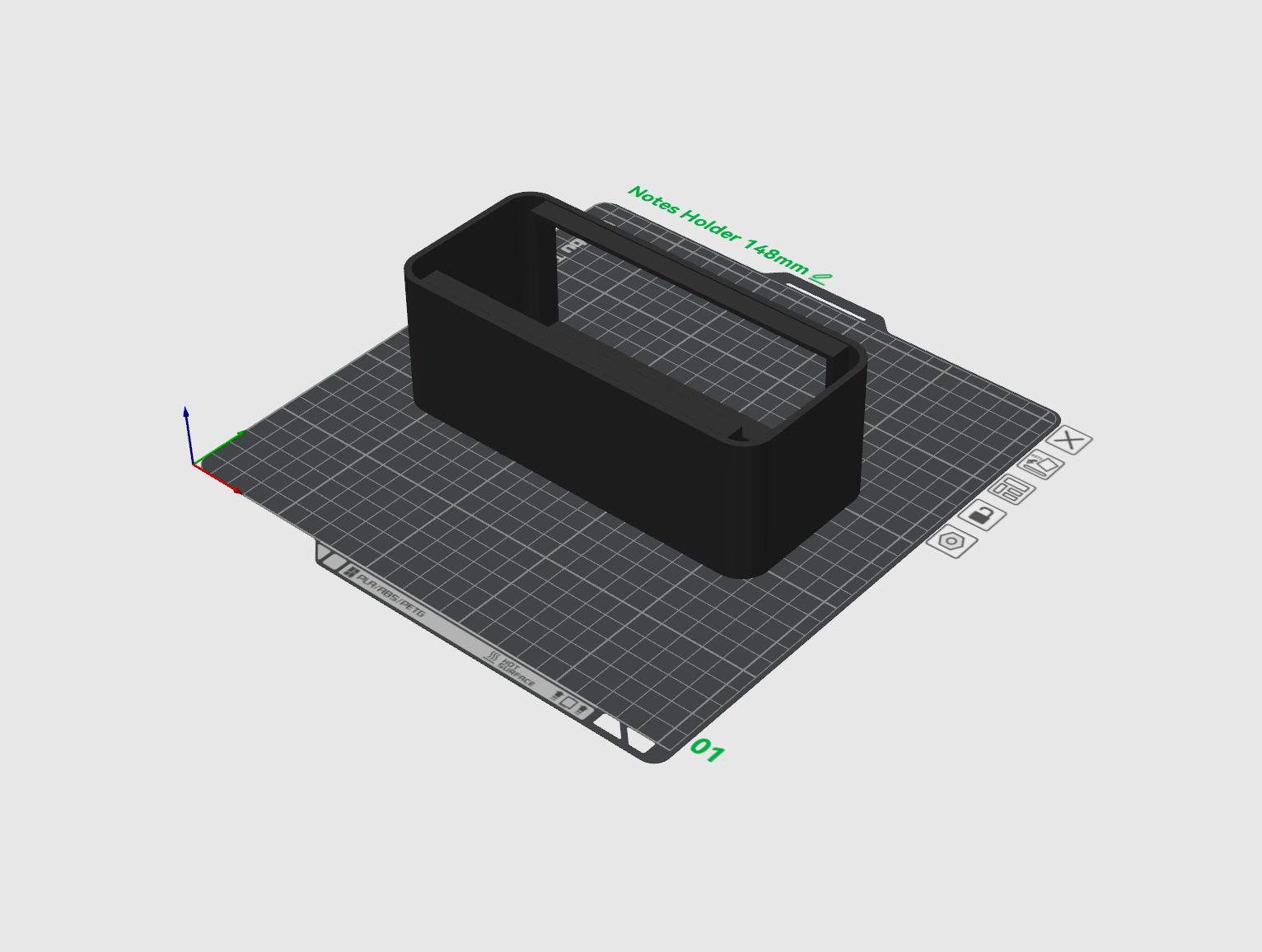 Miniatura 3 do modelo 3D Notes Holder - everyday essentials