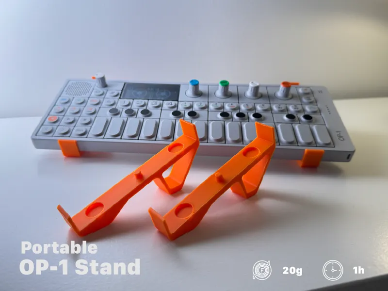 OP-1 Compact Desk Stand (Snap-Fit Design)
