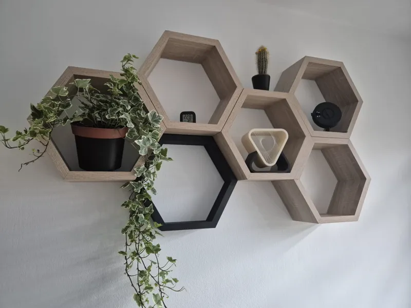 HoneyComb hexagonal Shelves