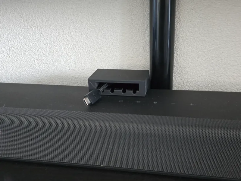 cable holder desk. to hide your cables.