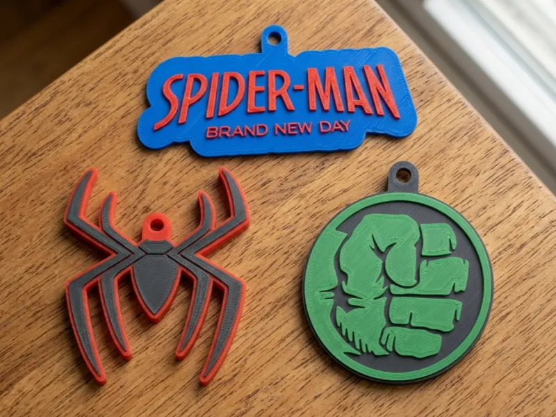 Kit Chaveiro Spider-Man Brand New Day Keychain