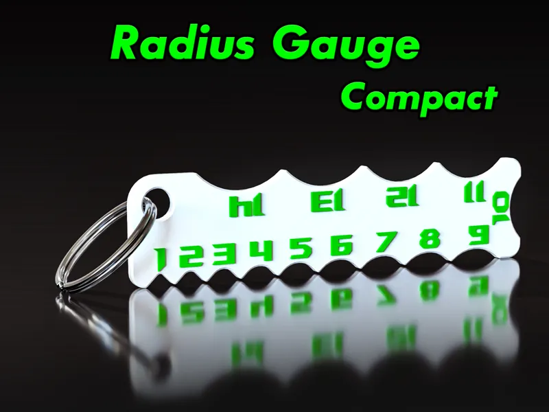Radius Gauge - 1 to 14 mm