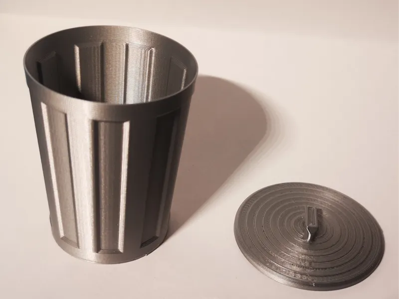 Vase Mode Trash Can