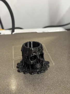 Accesorio de iluminación decorativa: Melting Skull Candle Holder — vista de referencia 4
