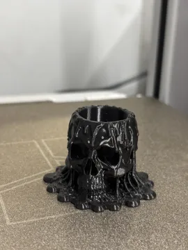 Accesorio de iluminación decorativa: Melting Skull Candle Holder — vista de referencia 5
