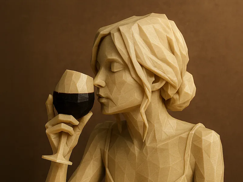 Wine Moment – Frau mit Weinglas