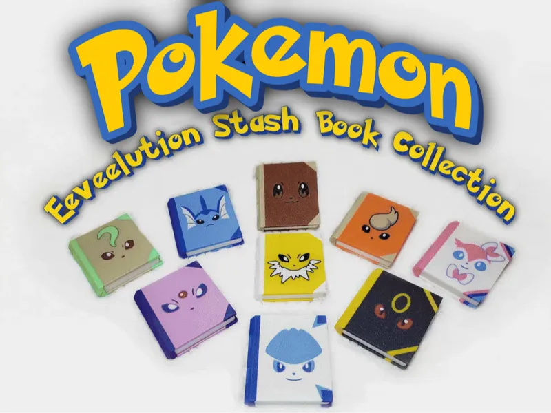 Pokemon Stash Books - Eeveelutions Collection