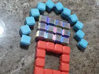 Serpent articulé en cubes flexibles — photo 1