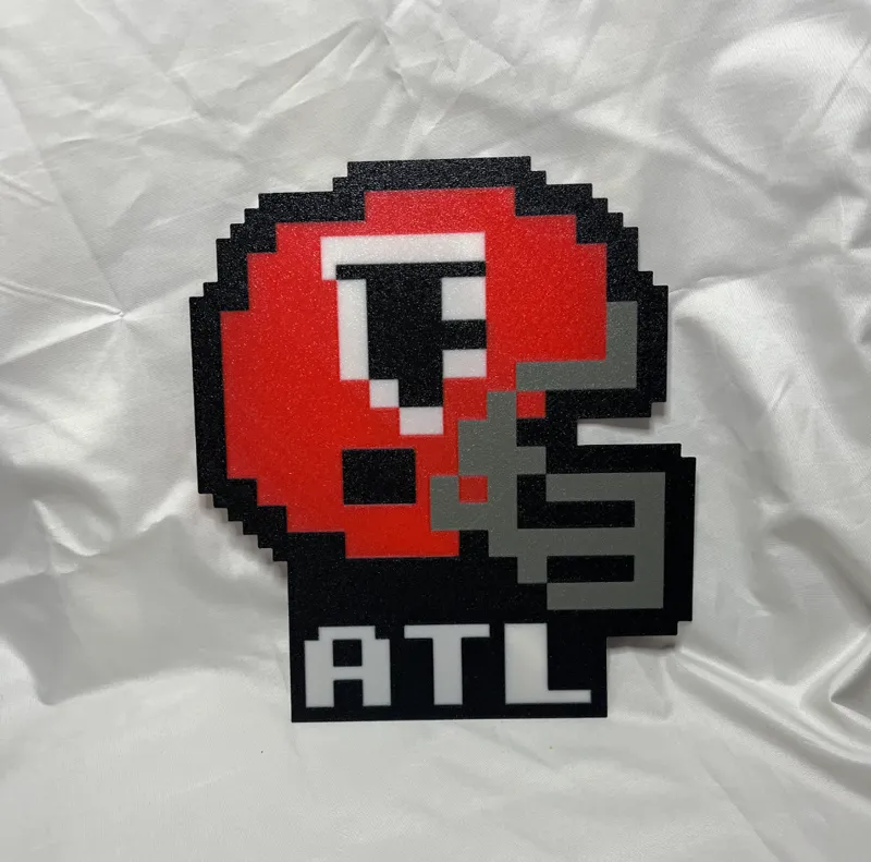 Atlanta Falcons Tecmo Super Bowl Light Box