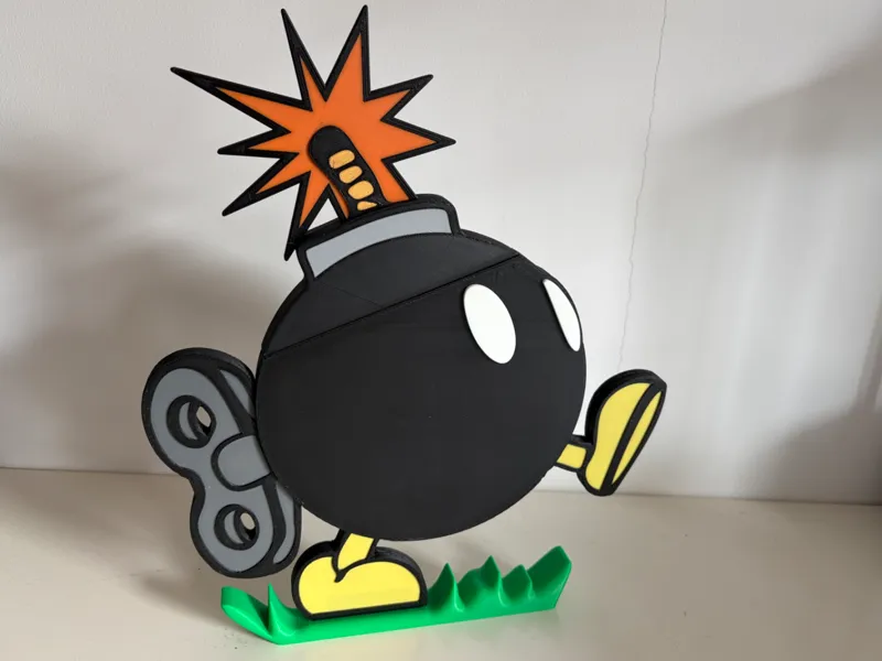 BOB OMB envelope Letter with stand
